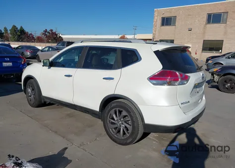2016 Nissan Rogue Sl from USA, damaged, VIN 5N1AT2MT9GC795937